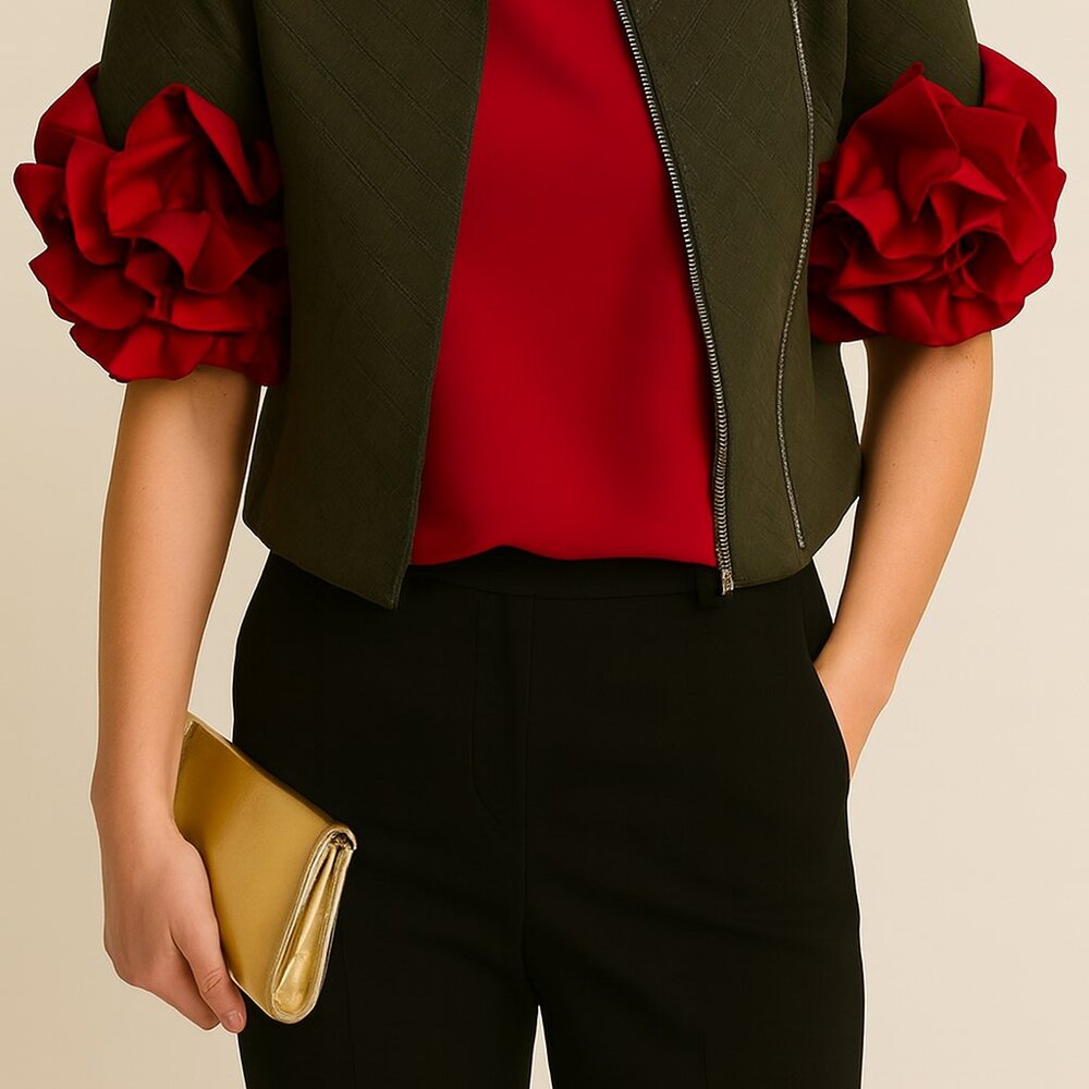 alberto makali WOMAN Puff‑Sleeve Blouse - Picture 13 of 16